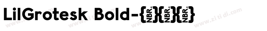LilGrotesk Bold字体转换 LilGrotesk Bold字体转换